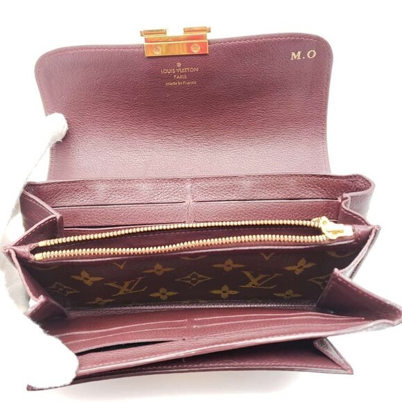 100% Authentic Louis Vuitton Brown Monogram Long Wallet - Picture 13 of 16